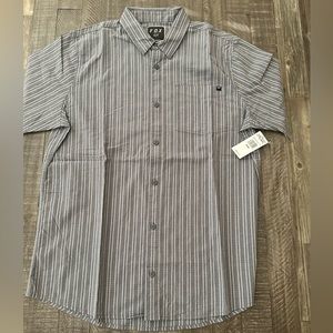 Fox Pinstripe Casual Button Down.
